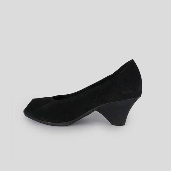 Arche Black Suede Pumps - Picture 1 of 6